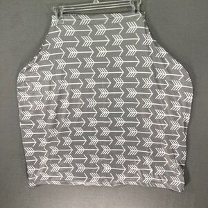 YOOFOSS Nursing Cover Breastfeeding Apron Infinity‎ Scarf Arrow Print Gray